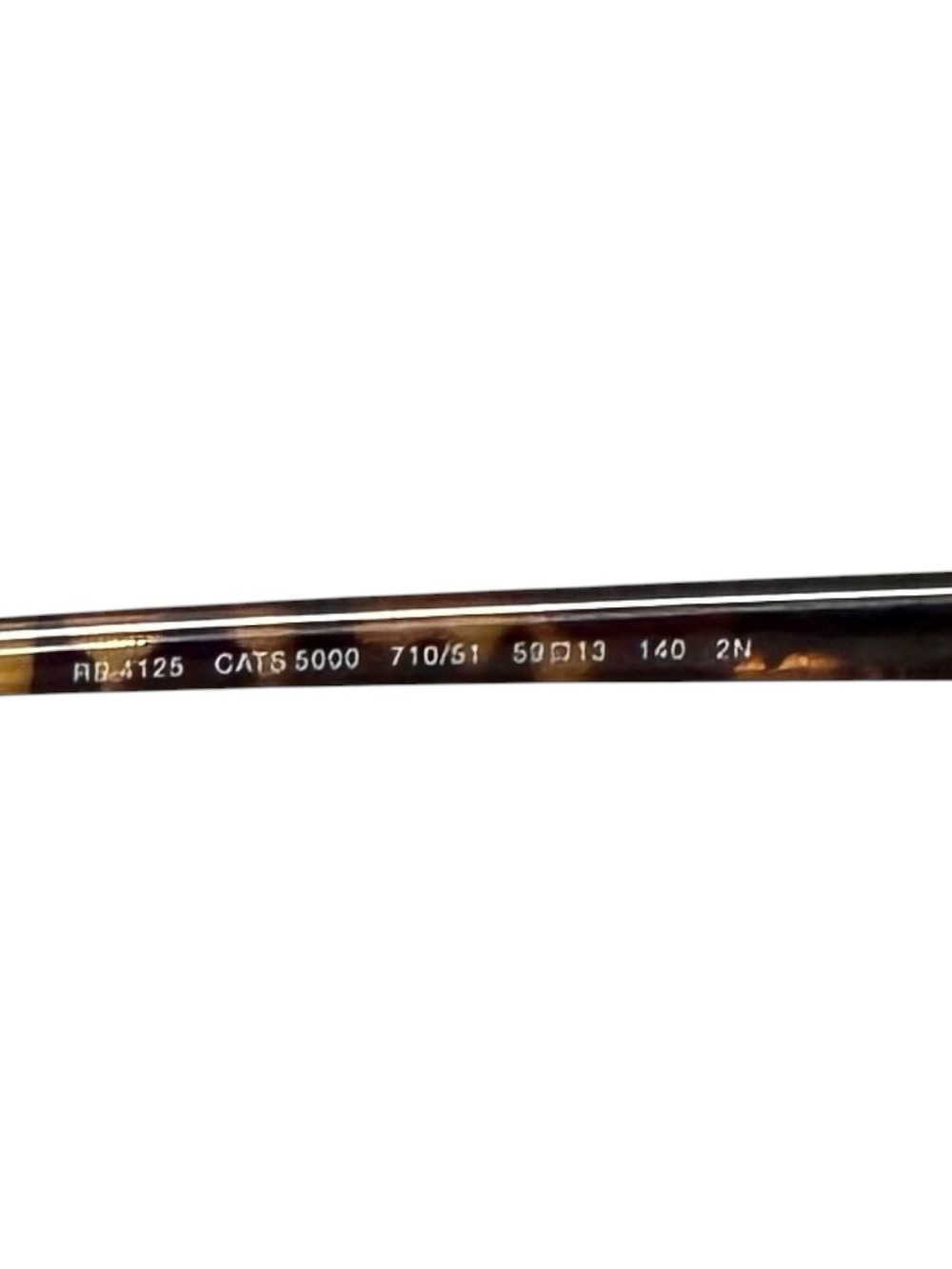 NIB Authentic Ray-Ban Cats 5000 Sunglasses - Havana-Brown Gradient Lenses - Picture 5 of 5